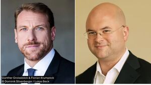 G&uuml;nther Groissb&ouml;ck & Florian Krump&ouml;ck. Lieder eines fahrenden Gesellen