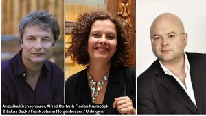 Angelika Kirchschlager, Alfred Dorfer & Florian Krump&ouml;ck. Tod eines Pudels