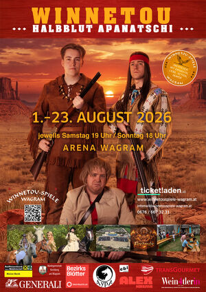 Winnetou Halbblut Apanatschi ARENA WAGRAM
