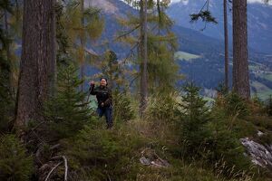 Wald der Zukunft-F&uuml;hrung in Kainisch