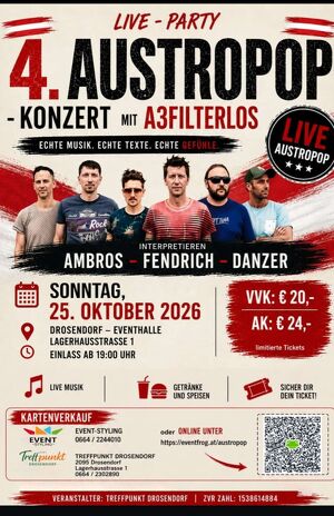 Austropop LIVE: A3 Filterlos in Drosendorf