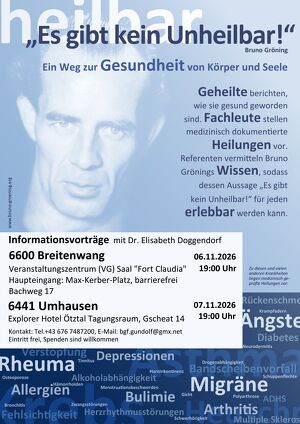 Vortrag mit Arzt: Ein Weg zur Gesundheit durch die nat&uuml;rliche Heilkraft