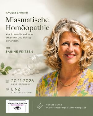 Tagesseminar �Miasmatische Hom&ouml;opathie� mit Sabine Fritzen