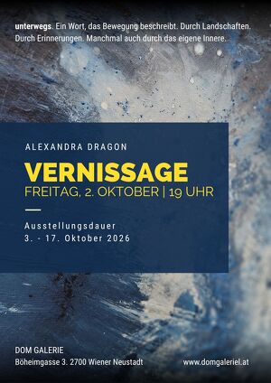 �UNTERWEGS� � ein Abend, den Kunstfreunde nicht vers&auml;umen sollten