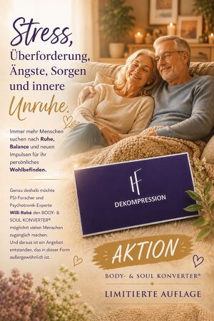 Stress, &Uuml;berforderung, &Auml;ngste, Sorgen, innerer Unruhe usw. im Optimum vorbeugen!