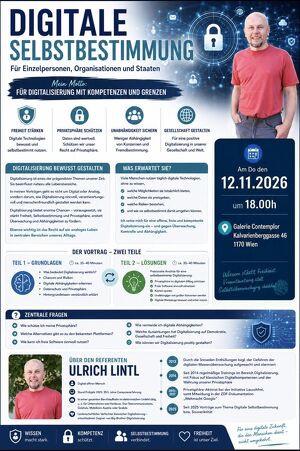 Digitale Selbstbestimmung, Vortrag November 2026