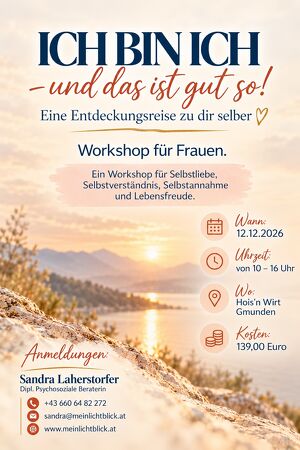 Selbstwertworkshop f&uuml;r Frauen