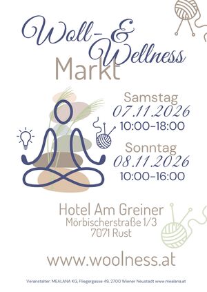 Woll- & Wellnessmarkt in Rust � Das Highlight f&uuml;r Handarbeitsfans!
